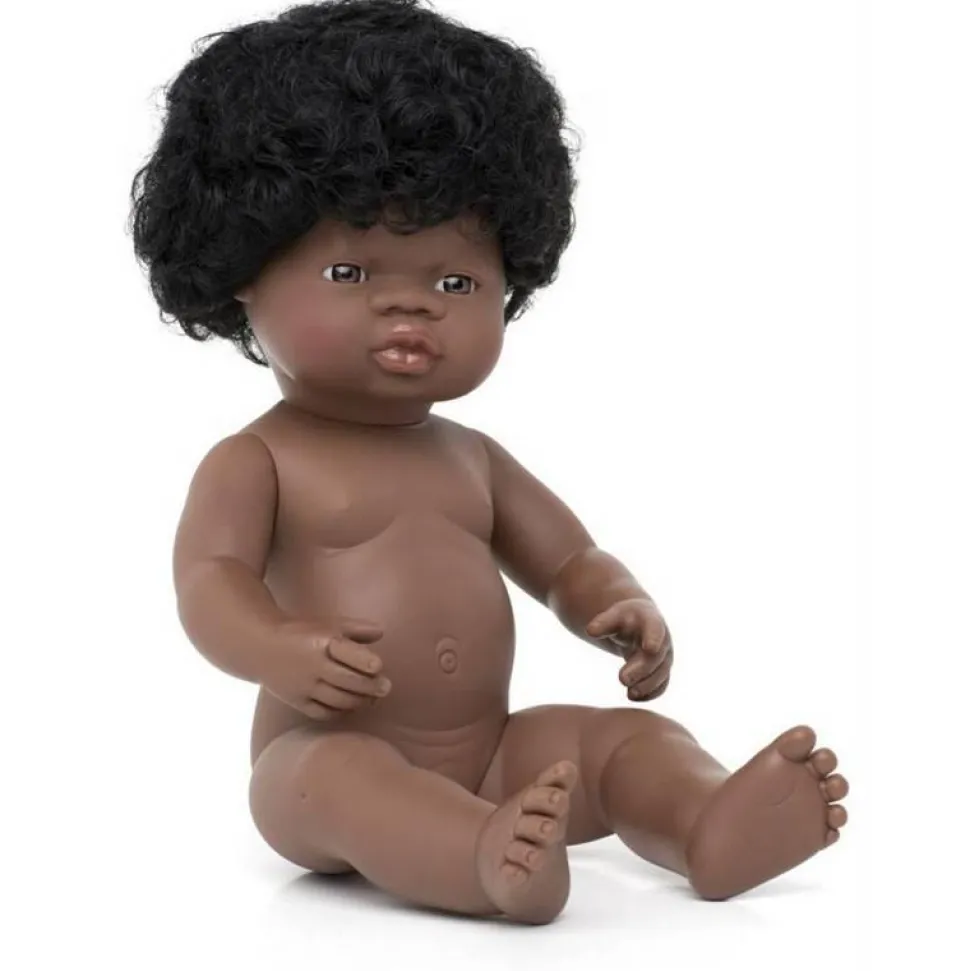 ML Poupées: POUPÉE FILLE AFRICAINE 38cm - Miniland