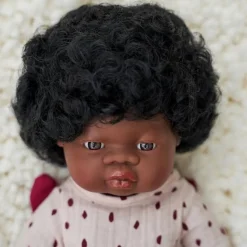 ML Poupées: POUPÉE FILLE AFRICAINE 38cm - Miniland