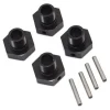 20mm Wheel Hexes and Pins, BLK (4) - Super Baja Rey - Losi - Losi - TLR