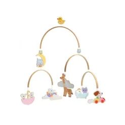 Mobile décoratif en bois : Bébés Animaux - Djeco