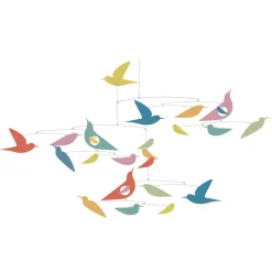 MOBILES - LITTLE BIG ROOM : Oiseaux multicolores - Djeco