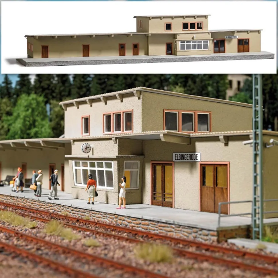 Modélisme Ferroviaire HO : Gare d'Elbingerode - Busch