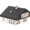 Modélisme HO : Maison toit en panneaux - Faller