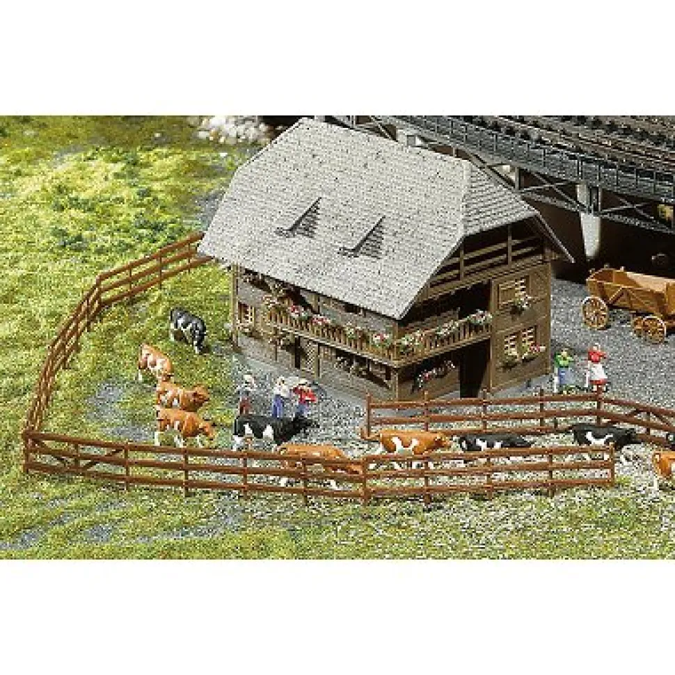 Modélisme HO : Accessoires de décor : Clôture Bonanza - Faller