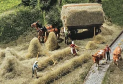 Modélisme HO : Accessoires de décor : Ferme : Récolte du foin - Faller