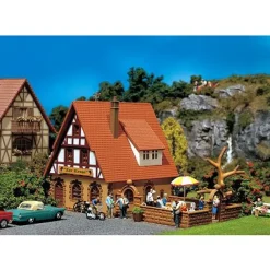 Modélisme HO : Auberge À la Couronne - Faller