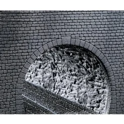 Modélisme HO : Dalle décorative pros : Structure de rochers portion de tunnel - Faller
