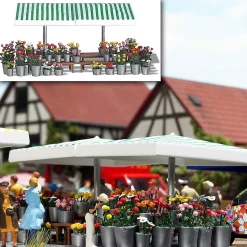 Modélisme HO : Etal de fleurs - Busch