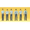 Modélisme HO : Figurines - Policiers français qui marchent - Preiser