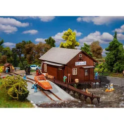 Modélisme HO : Hangar à bateaux - Faller