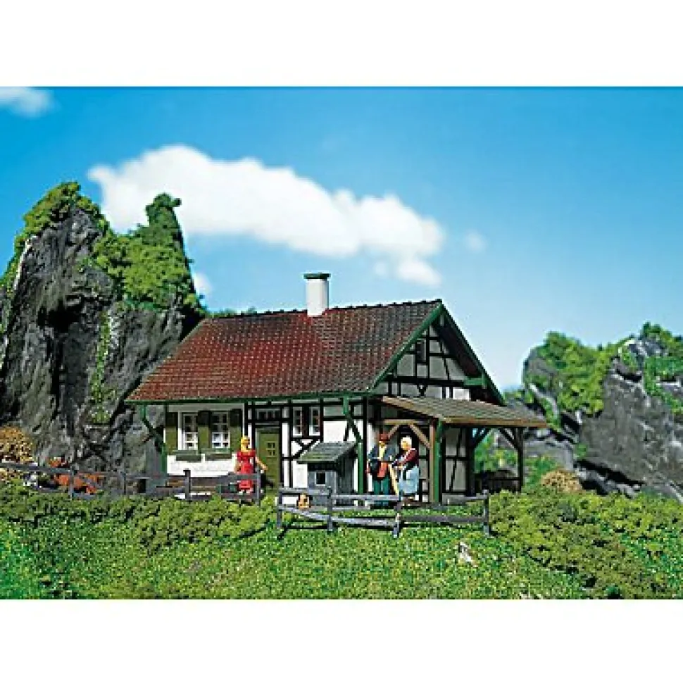 Modélisme HO : Maisonnette à colombages - Faller