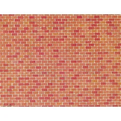 Modélisme HO : Plaque de mur : Brique - Faller