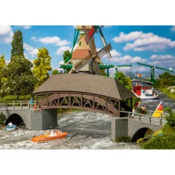 Modélisme HO: Pont en bois ancien - Faller