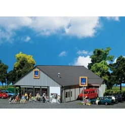 Modélisme HO : Supermarché ALDI Sud/Nord - Faller