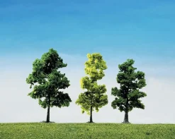 Modélisme HO : Végétation : Assortiment de 5 arbres de forêt - Faller