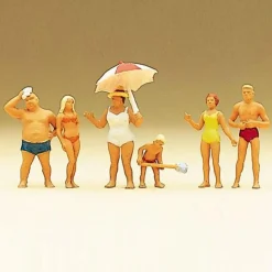Modélisme HO Figurines : Famille à la mer - Preiser