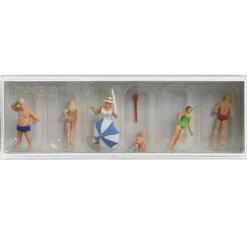Modélisme HO Figurines : Famille à la mer - Preiser