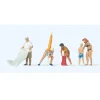 Modélisme HO Figurines : Prêts pour la baignade - Preiser