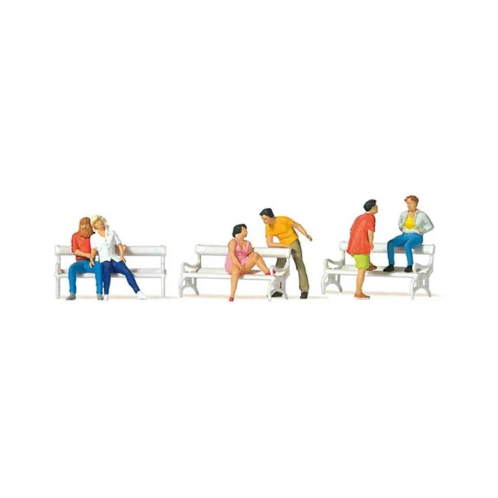 Modélisme HO Figurines : Sur les bancs publics - Preiser