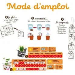 Mon atelier jardinage : La farandole des animaux en origami - Radis et Capucine