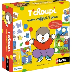 Mon coffret 7 jeux T'choupi - Nathan