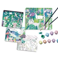 MON COFFRET D'ARTISTE - MES 4 PEINTURES AU NUMÉRO - Editions Auzou