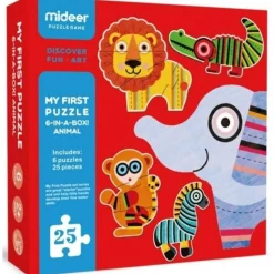 Mon 1er puzzle : Animaux de la jungle - Mideer
