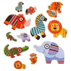 Mon 1er puzzle : Animaux de la jungle - Mideer