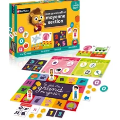 Mon grand coffret moyenne section : La petite école - Nathan