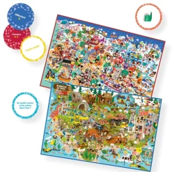 Mon Jeu : Cherche et Trouve Géant Autour du Monde - Editions Auzou