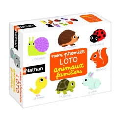Mon premier loto : Animaux familiers - Nathan