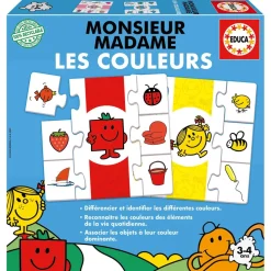 Monsieur Madame les couleurs - Educa