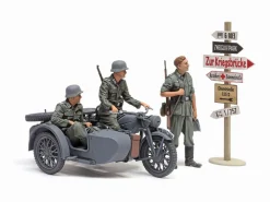 MOTO KS600 & SIDECAR - Tamiya