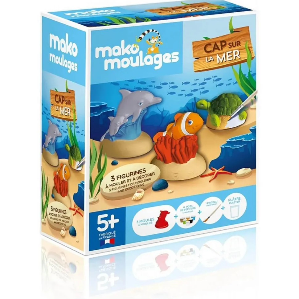 Moulage en plâtre : Cap sur la mer - Mako Creations