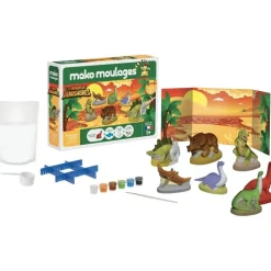 Moulage en plâtre : Le Monde Des Dinosaures - Mako Creations