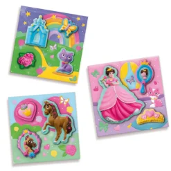 Moulage et peinture - Toiles princesses - SES Creative