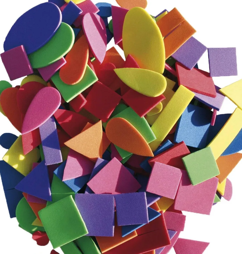 Mousse caoutchoutée, formes, set de 200 - Eduplay