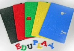 Mousse caoutchoutée, lettres, set de 130 - Eduplay