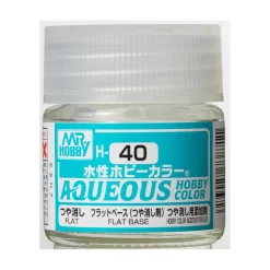 Mr Hobby -Gunze Aqueous Hobby Colors (10 ml) Flat Base - Mr Hobby - Gunze