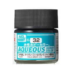 Mr Hobby -Gunze Aqueous Hobby Colors (10 ml) Field Gray (1) - Mr Hobby - Gunze