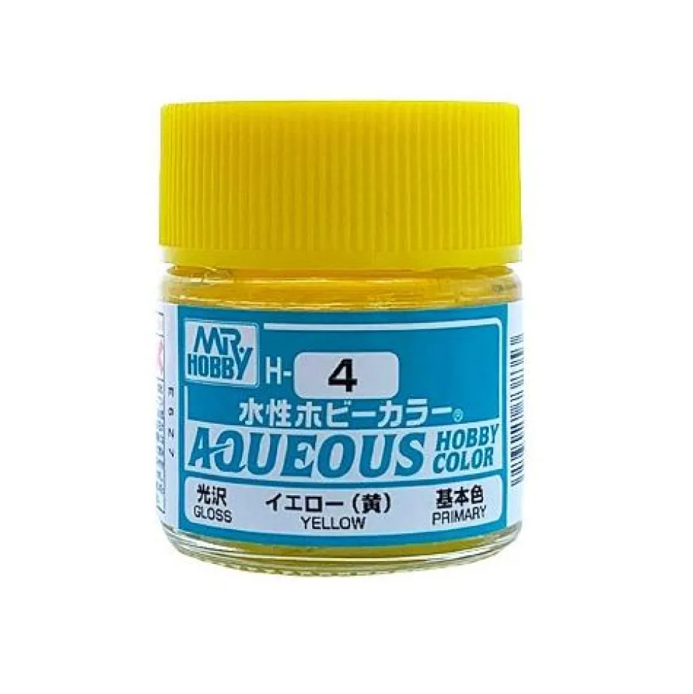 Mr Hobby -Gunze Aqueous Hobby Colors (10 ml) Yellow - Mr Hobby - Gunze