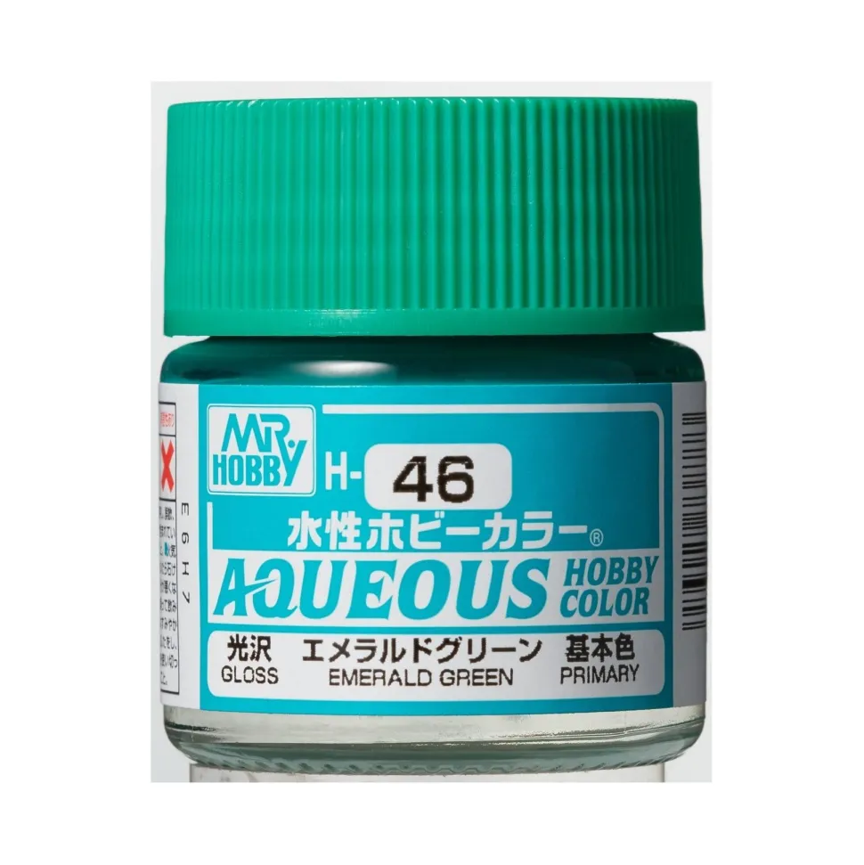 Mr Hobby -Gunze Aqueous Hobby Colors (10 ml) Emerald Green - Mr Hobby - Gunze