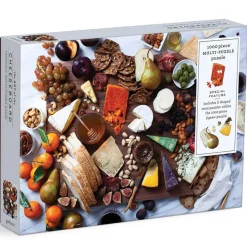 Multi-Puzzle 1000 pièces : L'art du plateau de fromages - Galison