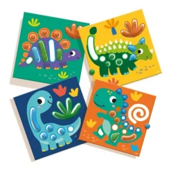 My first - Cartes d'activité en pâte à modeler dinosaures - SES Creative