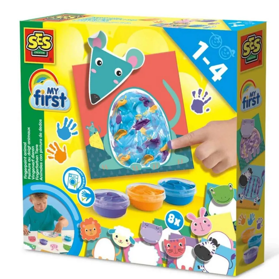 My first - Peinture au doigt - - SES Creative