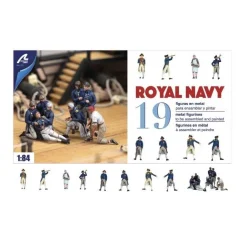 Nouveau Ensemble de 19 Figurines en Métal pour Navires: Marins (1700-1815) - Artesania