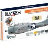 Orange Line Set(6 pcs) Early US Navy & USMC paint set - HATAKA - Hataka