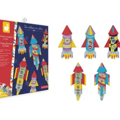 Origamis : 10 Fusées En Papier A Créer - Janod