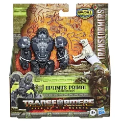 Pack 2 Figurines Transformers: Rise of the Beasts Beast Alliance Beast Weaponizers : Optimus Primal - Hasbro