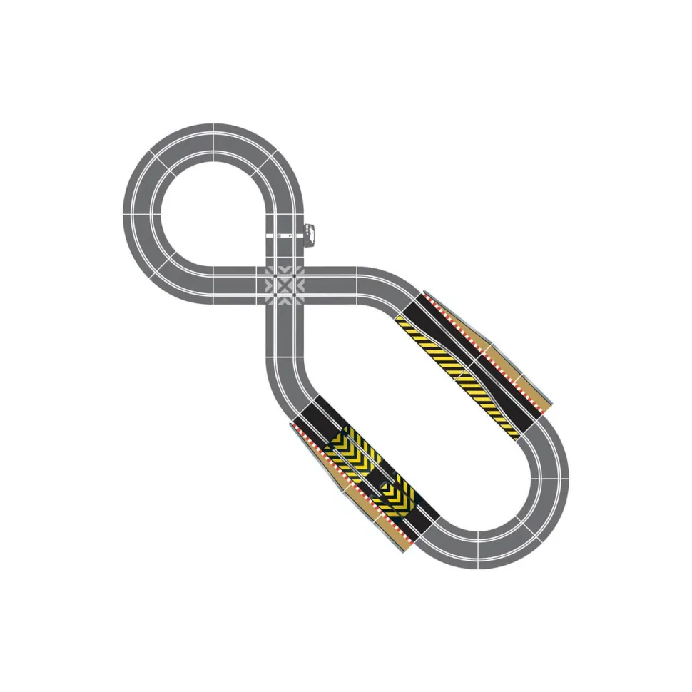 Pack extension de circuit de voiture n°2 : Rampes de saut et chicane - Scalextric